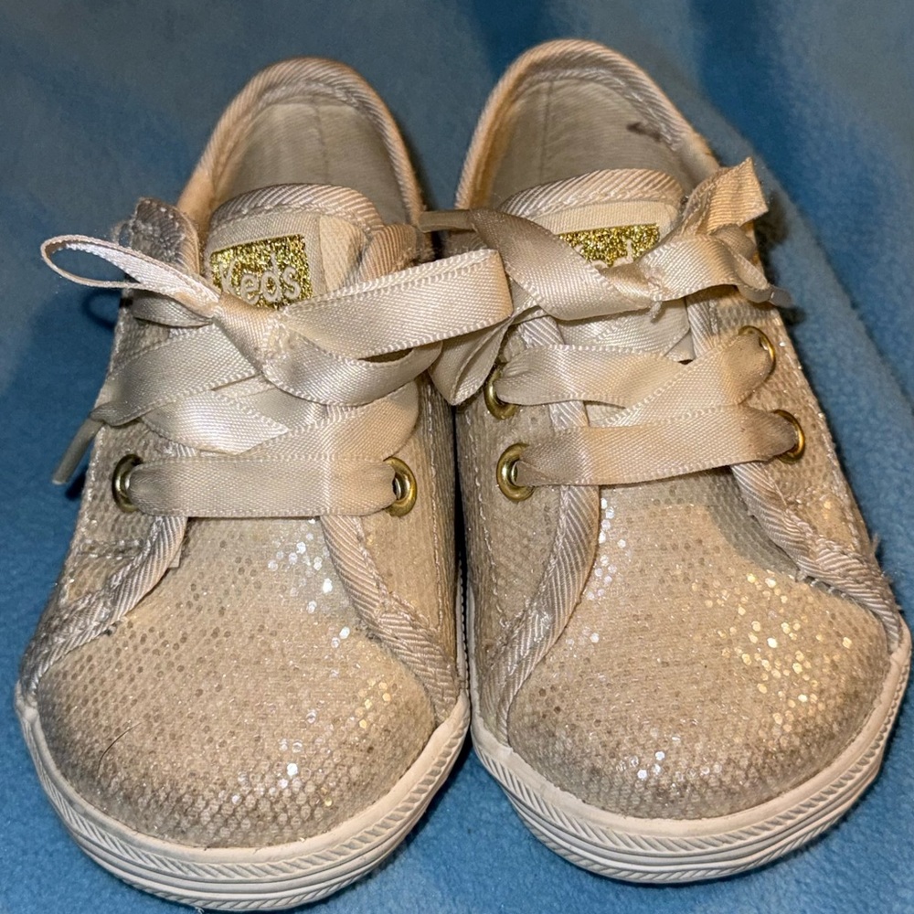 Keds Gold Sparkle Sneakers kids shoe